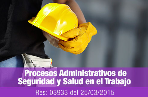 Botón Icono para entrar a la información del programa de Procesos Administrativos de Seguridad y Salud en el Trabajo